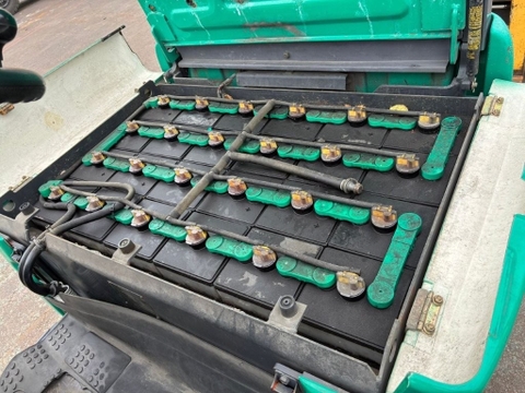 Xe nâng điện ngồi lái 1.5 tấn Komatsu FB15EX-11 cũ Nhật bãi dịch giá nâng cao 3m đời 2003 - 807434
