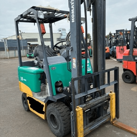 Xe nâng điện ngồi lái 1.8 tấn Komatsu FB18EX-11 cũ Nhật bãi dịch giá nâng cao 3.5m đời 2004 - 808558