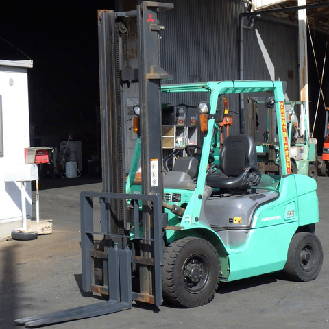 Xe nâng dầu cũ 2.5 tấn MITSUBISHI FDE25T Đời 2019 (Siêu Lướt - Nâng 4.5m)