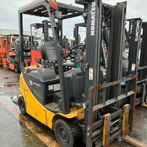 Xe nâng điện 1.5 tấn Komatsu FB15-12 cũ Nhật bãi dịch càng đời 2020 - 856526