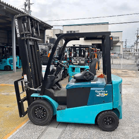 Xe nâng điện cũ ngồi lái 2.5 tấn SUMITOMO 51FB25PXIII Đời Cao 2022 (Dịch Giá - Siêu Lướt)