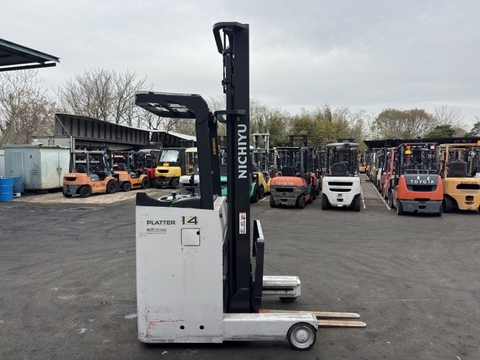 Xe nâng điện đứng lái cũ 1.5 tấn NYK FBRM14-85-450 Đời 2019 (Nâng 4.5m)