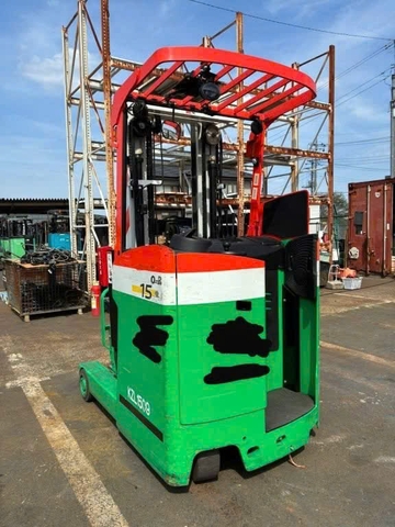 Xe nâng điện đứng lái cũ 1.5 tấn SUMITOMO 61-FBR15SXII Đời 2020 (Chui Cont 4.8m)