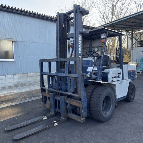 Xe nâng dầu cũ 3.8 tấn KOMATSU FD38-5 Đời 1990 (Lốp Kép - Gật Gù - Số Tự Động)