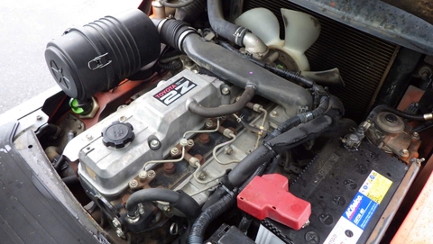 Xe nâng dầu 3 tấn Toyota 8FD30 Gật Gù Lốp Kép - 10112 (Số sàn, nâng 4m)