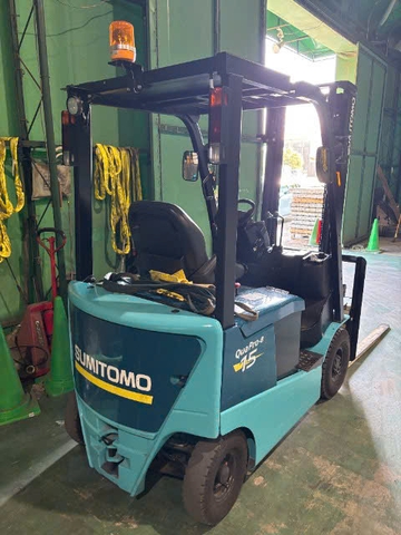 Xe nâng điện cũ ngồi lái 1.5 tấn SUMITOMO 41FB15PXIII Đời 2021 (Siêu Mới - 387 Giờ)