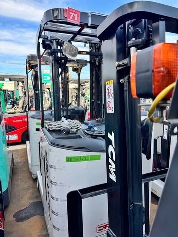 Xe nâng điện cũ đứng lái 1.5 tấn NYK FBRM15-80B-400SF Đời 2018 (Khung 4m - Có Dịch Giá)