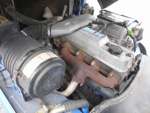 Xe nâng dầu 2.5 tấn Toyota 6FD25 cũ Nhật bãi số sàn dịch giá nâng cao 3m đời 1995 - 19974