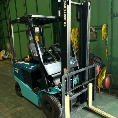 Xe nâng điện cũ ngồi lái 1.5 tấn SUMITOMO 41FB15PXIII Đời 2021 (Siêu Mới - 387 Giờ)