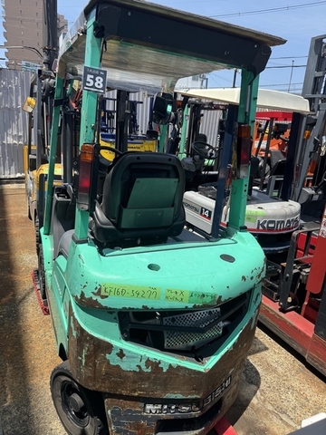 Xe nâng dầu 1.5 tấn Mitsubishi KFD15T - KF16D-54277 (Đời 2015)
