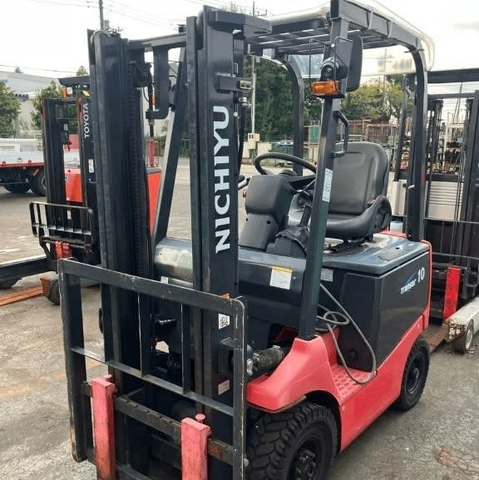 Xe nâng điện cũ ngồi lái 1 tấn NYK FB10PN-77-300RP Đời 2017 (Siêu Lướt 1.884 Giờ)