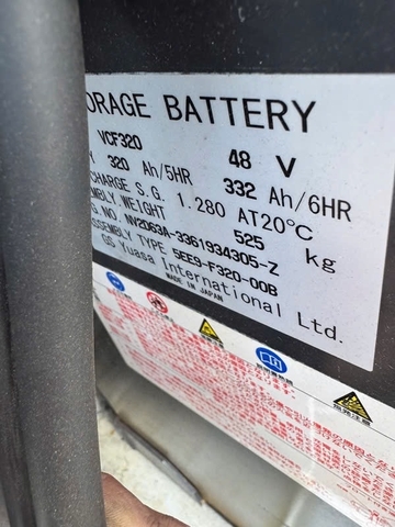 Xe nâng điện cũ đứng lái 1.5 tấn NYK FBRM15-80B-400SF Đời 2018 (Khung 4m - Có Dịch Giá)
