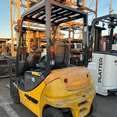 Xe nâng điện cũ ngồi lái 1.8 tấn KOMATSU FB18-12 Đời 2013 (Chui Container - Dịch Giá)