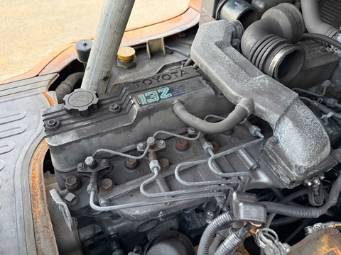 Xe nâng dầu 3.5 tấn Toyota 7FD35 cũ Nhật bãi số tự động dịch giá càng - 7FD40-16796