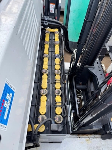 Xe nâng điện cũ đứng lái 1.5 tấn NYK FBRM15-80B-400SF Đời 2018 (Khung 4m - Có Dịch Giá)