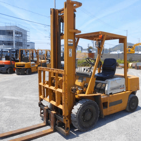 Xe nâng dầu 2.5 tấn Komatsu FD25-10 Gật Gù - 221630 (Số sàn, nâng 4m)
