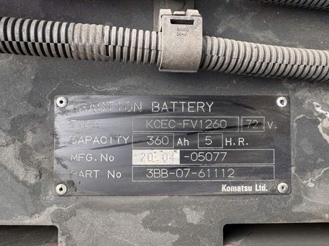 Xe nâng điện 2.5 tấn KOMATSU FE25H-1 pin LITHIUM 72V-360Ah mâm xoay đời 2020 - 309421