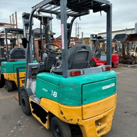 Xe nâng điện ngồi lái 1.8 tấn Komatsu FB18EX-11 cũ Nhật bãi dịch giá nâng cao 3.5m đời 2004 - 808558