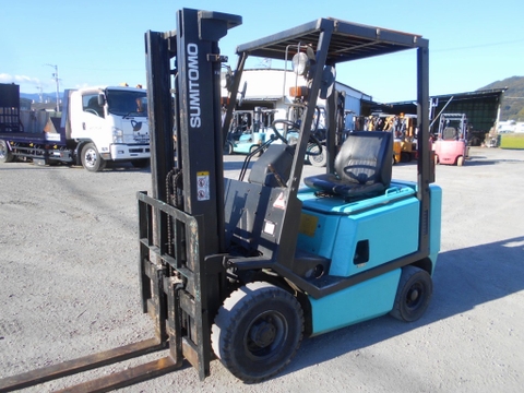 Xe Nâng 1,5 Tấn Số tự động, chui container SUMITOMO 03-FD15PVIXA Nhập Nhật Giá tốt