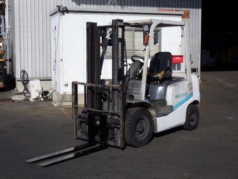 Xe nâng Nhật bãi UNICARRIERS FHD25T3A đời 2014 Dịch giá, động cơ QD32