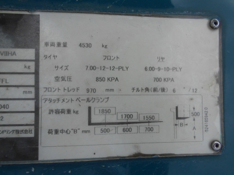 Xe nâng dầu 2,5 tấn SUMITOMO 11-FD25PVIIHA chui container nâng cao 3m dịch càng giá rẻ