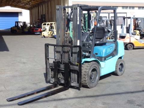 Xe nâng dầu 3 tấn SUMITOMO 13FD30PAXI98D chui container nâng cao 4,5 m dịch giá đời 2012