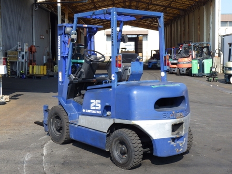 Xe nâng dầu 2,5 tấn SUMITOMO 11-FD25PVIIHA số sàn dịch giá, Nhập Nhật
