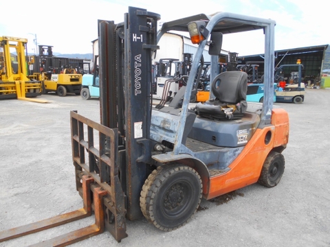 Xe nâng Toyota 8FD25 số sàn, gật gù, sức nâng 2,5 tấn nhập Nhật