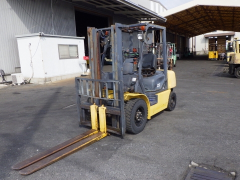 Xe nâng xăng Komatsu FG25T-12 số tự động dịch giá nhập Nhật