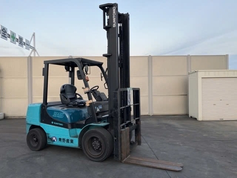 Xe nâng 3.5 tấn SUMITOMO 13FD35PAXI98 số tự động, nâng cao 5m dịch giá, đời 2013