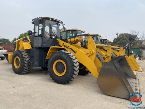 MÁY XÚC LẬT CŨ LIUGONG 855H CẦN DÀI GẦU 3,7 M3