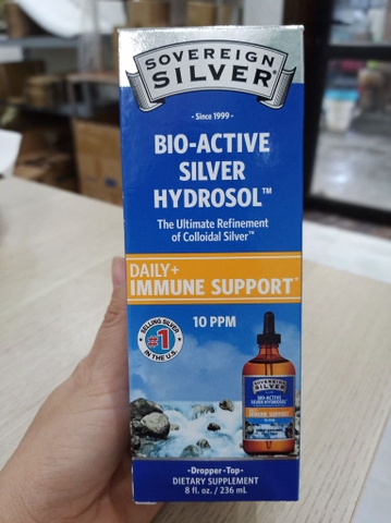 Sovereign Silver an toàn để dùng mỗi ngày
