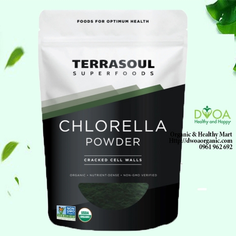 Bột Tảo Chlorella Hữu Cơ Terrasoul 170g