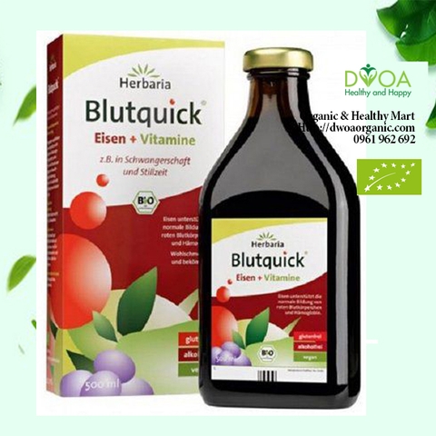 Dung Dịch Bổ Sung Sắt Hữu Cơ thương hiệu Hebaria Đức