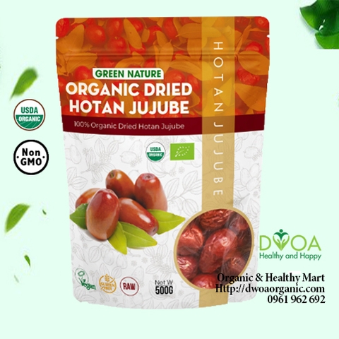 Táo đỏ hữu cơ Hotan Ninh Hạ 500g