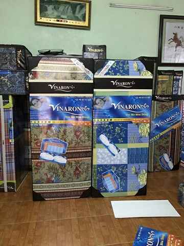ĐỆM BÔNG ÉP LIÊN DOANH HÀN QUỐC VỎ COTTON
