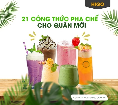 Tổng hợp 21 công thức pha chế đồ uống đơn giản cho quán mới kinh doanh