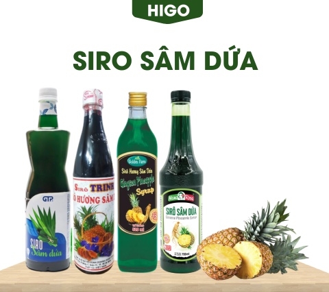 Siro sâm dứa loại nào ngon - Top 06 thương hiệu được ưa chuộng