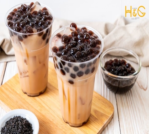 bột sữa pha trà sữa trân châu