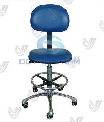 Ghế chống tĩnh điện có tựa lưng ( màu xanh )