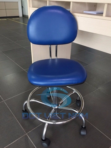 Ghế chống tĩnh điện có tựa lưng màu xanh