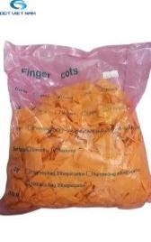 Bọc ngón không đai, màu vàng có nhám,1350pcs/túi