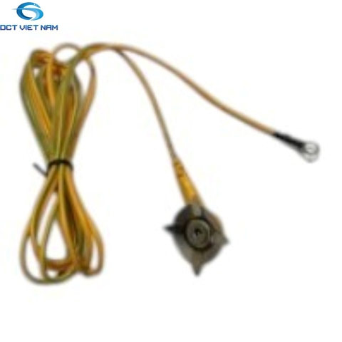 Dây tiếp đất chống tĩnh điện(1 đầu tròn sao + 1 đầu kẹp)