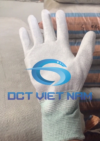 Găng Tay Chống Tĩnh Điện Carbon PU Lòng Bàn Tay