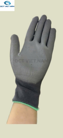 Găng tay phủ PU bàn xám