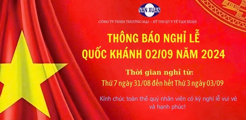 Thông báo nghỉ lễ 2/9