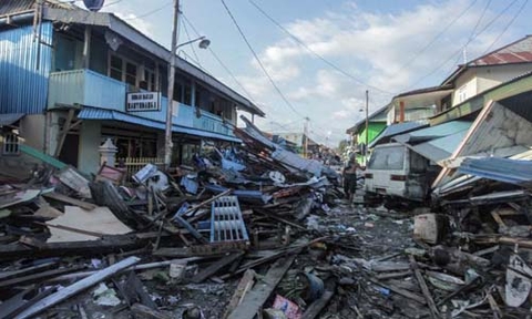 Số người chết sau thảm họa ở Indonesia tăng lên 1.347