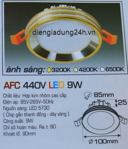 AFC 440V LED 9W