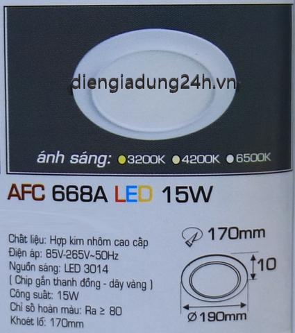 AFC 668A LED 15W