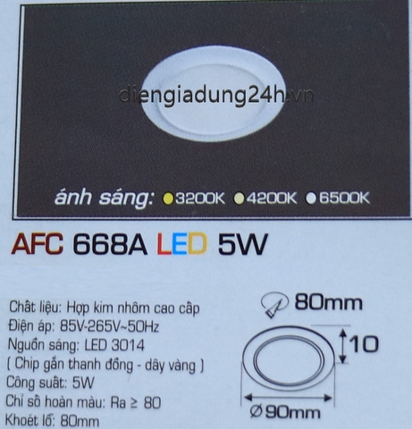 AFC 668A LED 5W